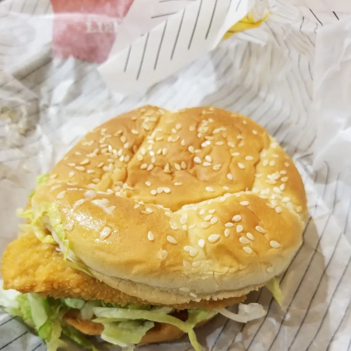 Cheddar Fish Sandwich
