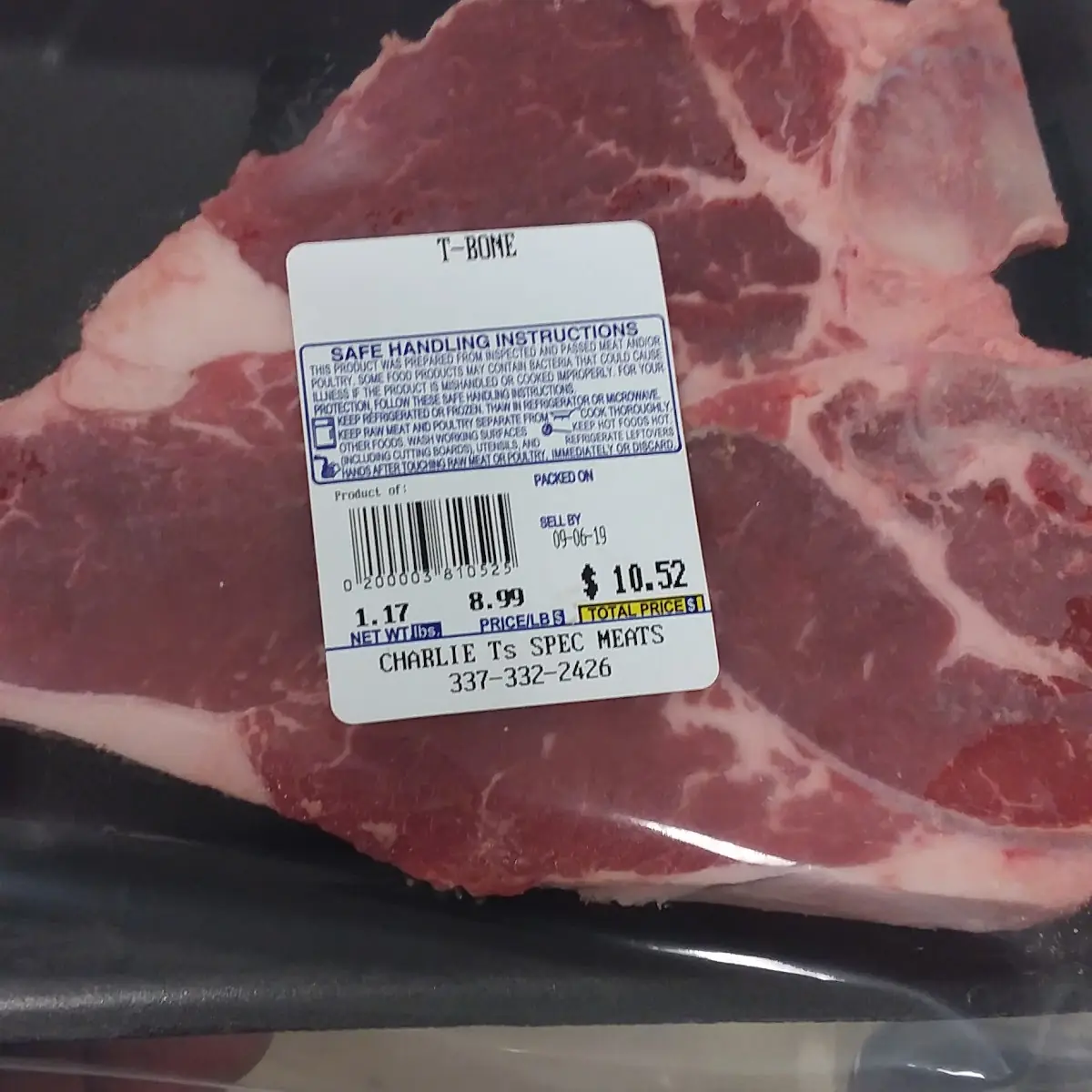 T Bone Steak