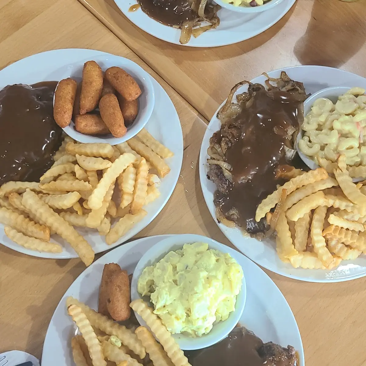Burger Steak Fries