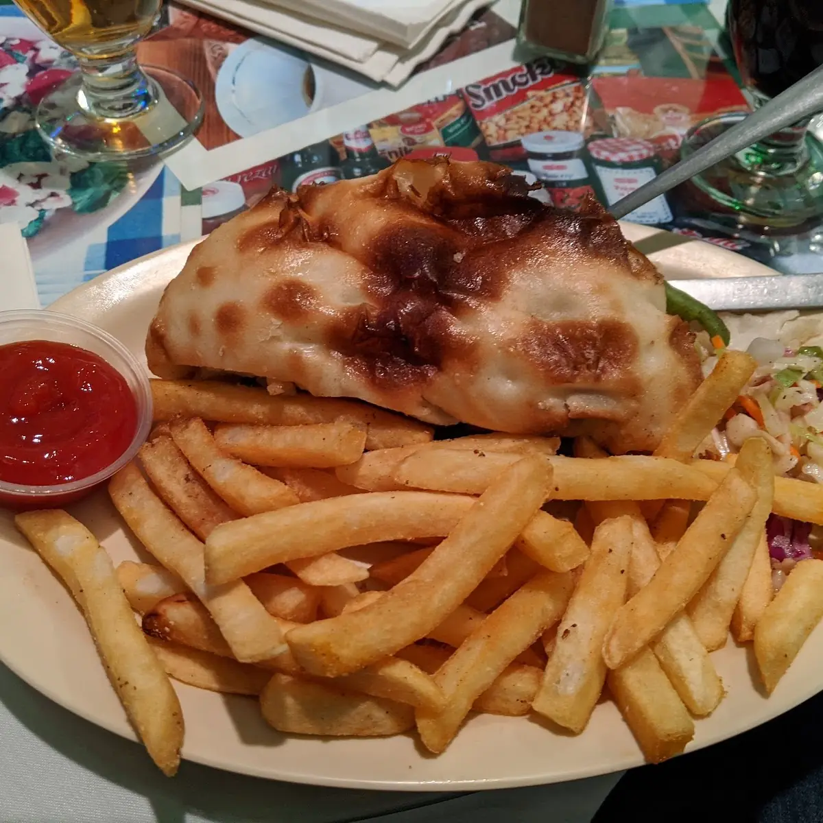 Gyro and Fries