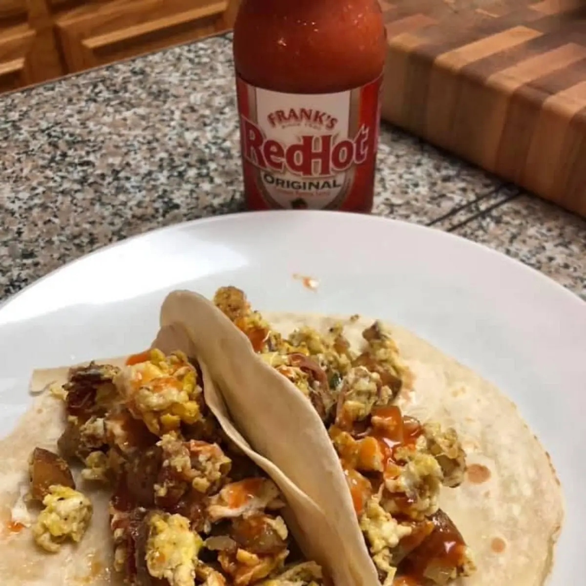 Beef Chorizo Egg and Cheese Burrito