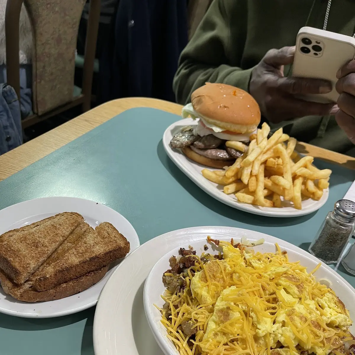 Gyro Cheeseburger Combo Top Breakfast Skillet