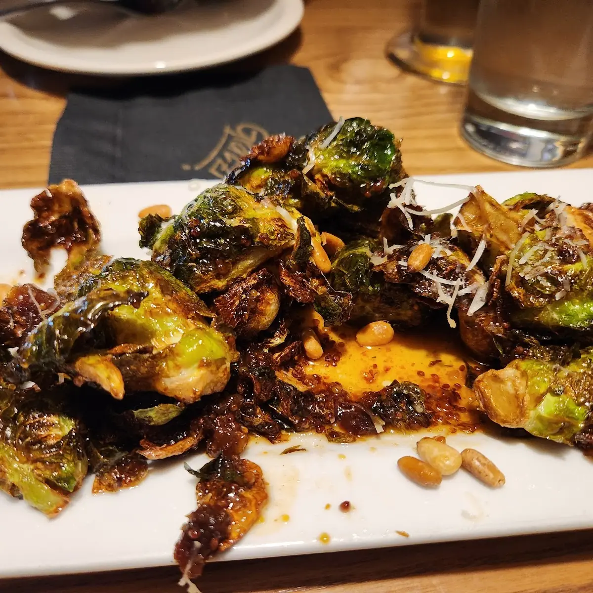 Brussels Sprouts with Pine Nuts