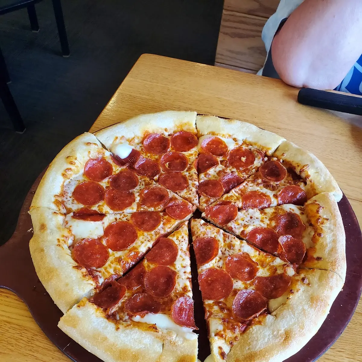 Stuffed Crust Pepperoni Pizza