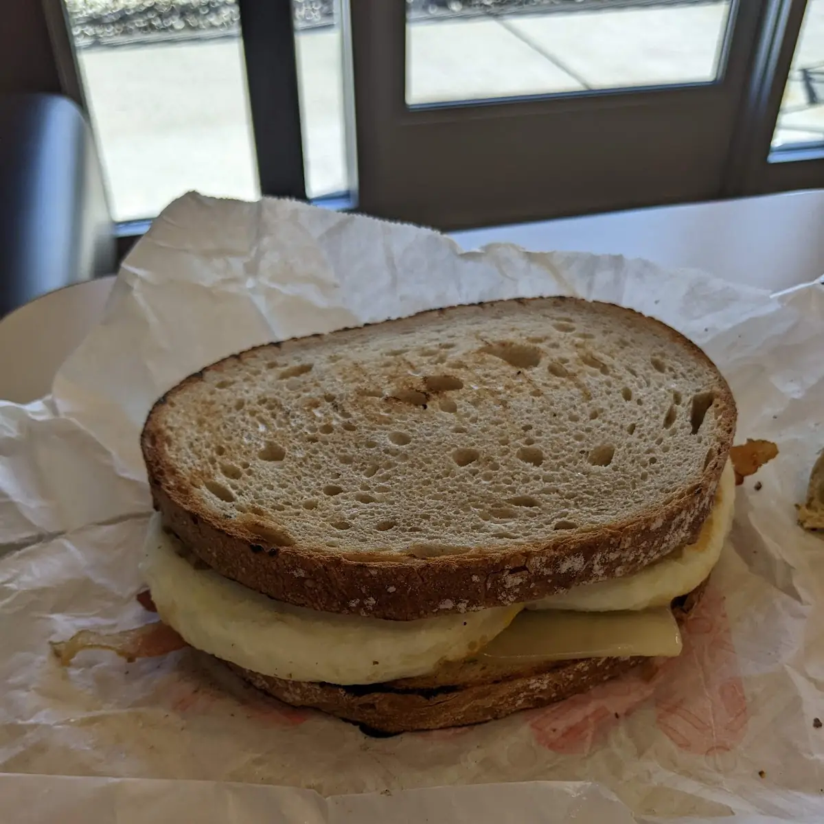 Bacon Egg and Cheese on Sourdough