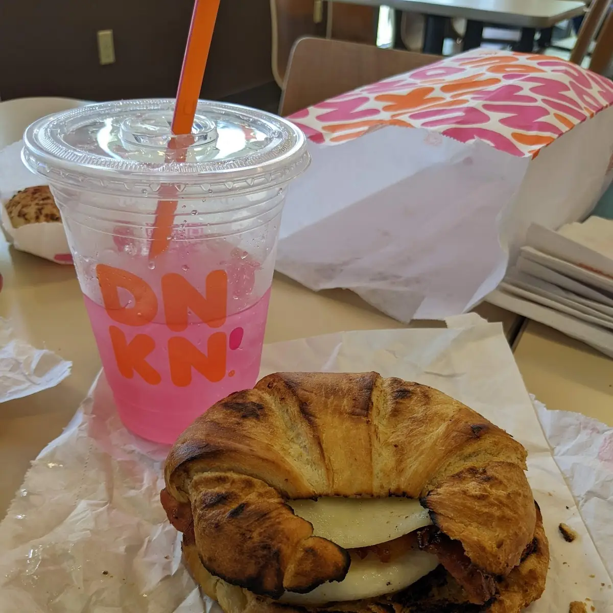 Specialty Bacon Egg and Cheese Croissant
