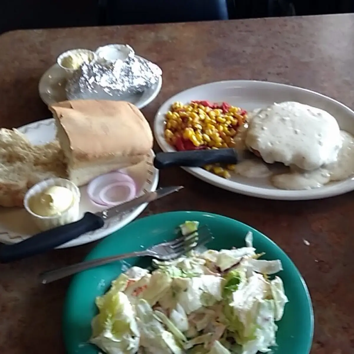 Huge Chicken Fried Steak Dinner