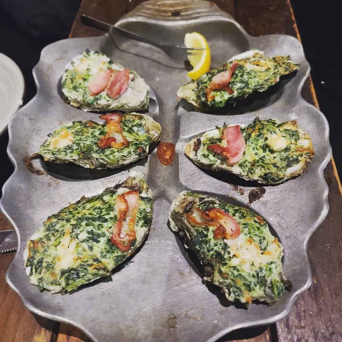 Oysters Rockefeller