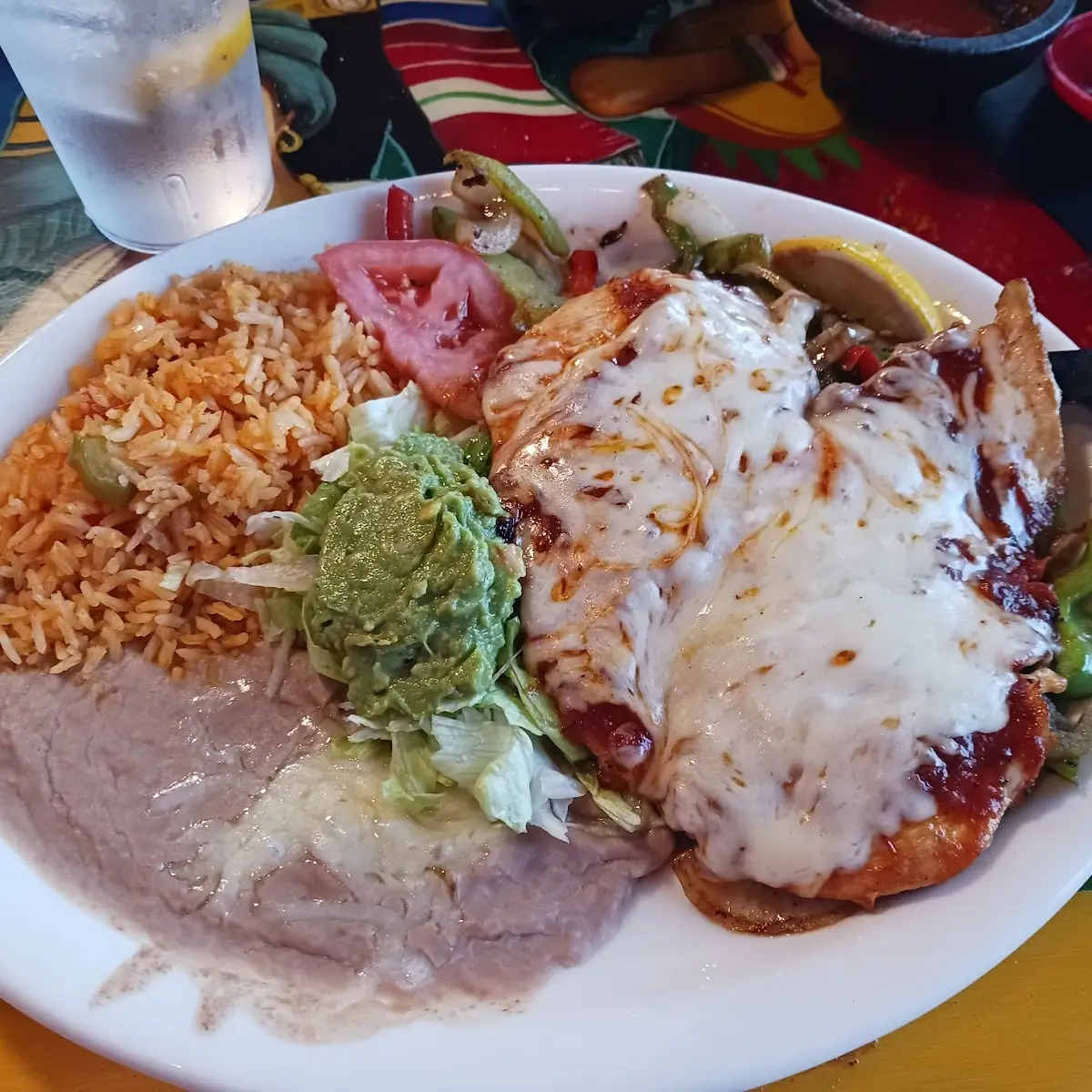 4. Two Tacos, One Enchilada and Chile con Carne