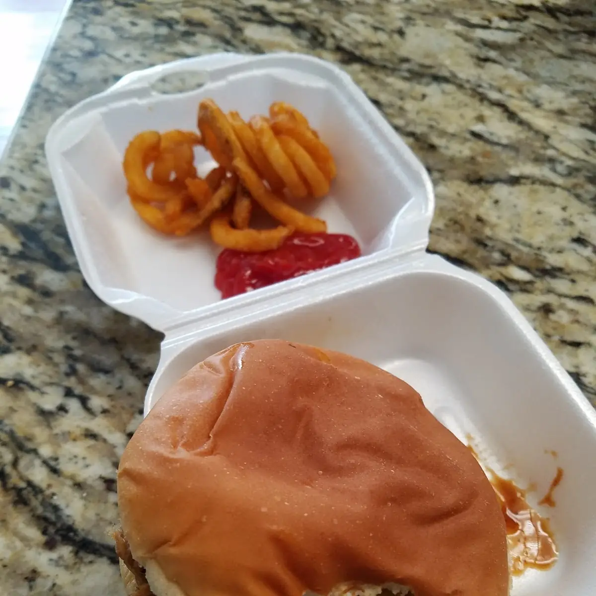 BBQ Pork Sandwich Plate