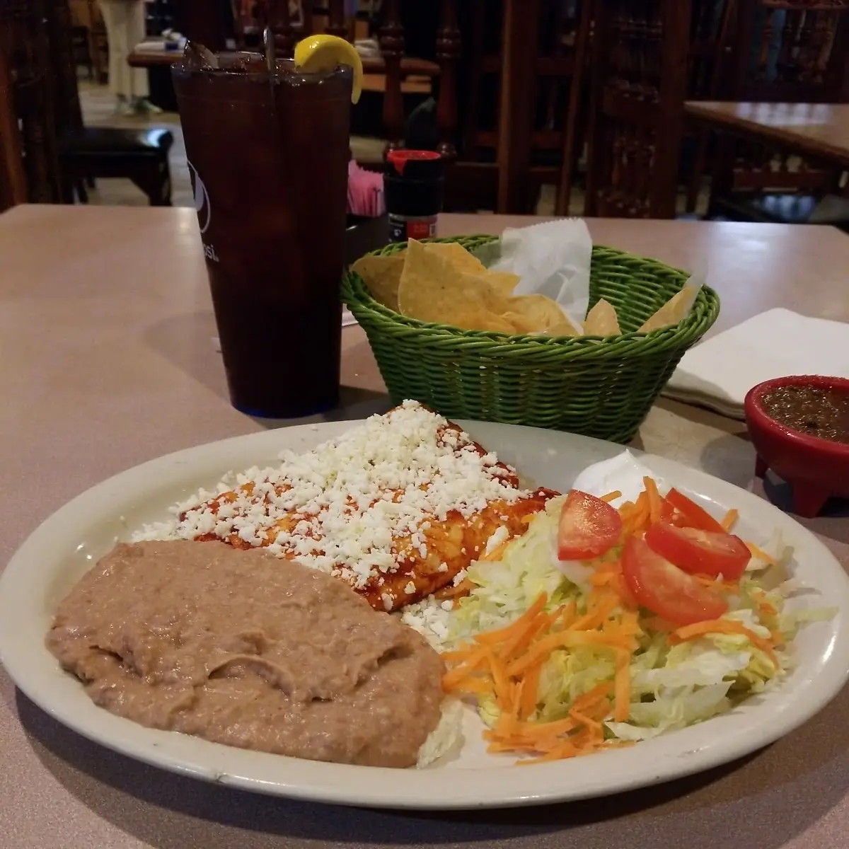 Chile Verde Enchiladas