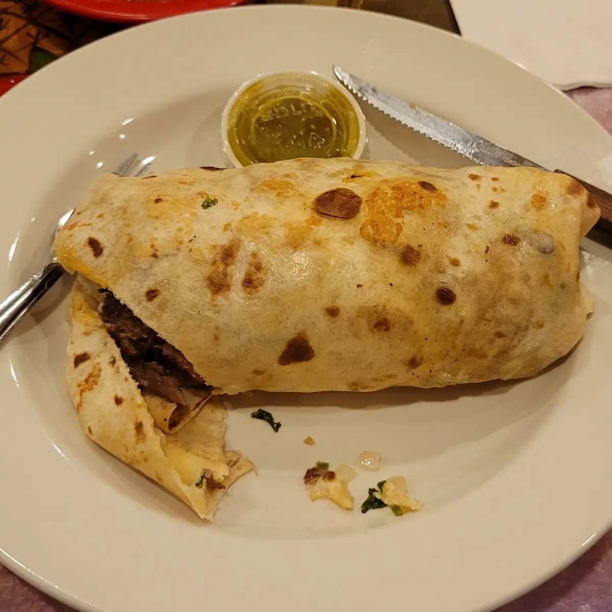 Surf N Turf Burrito