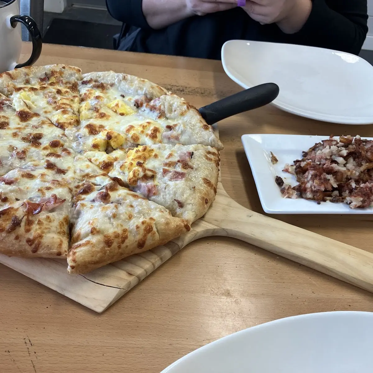 Breakfast Pizza with Corned Beef Hash