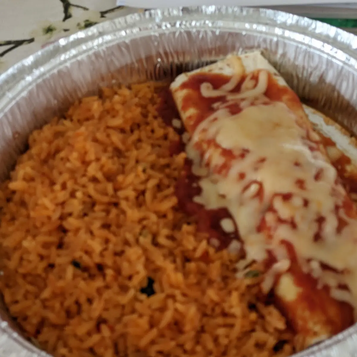 Beef Burrito & Double Rice