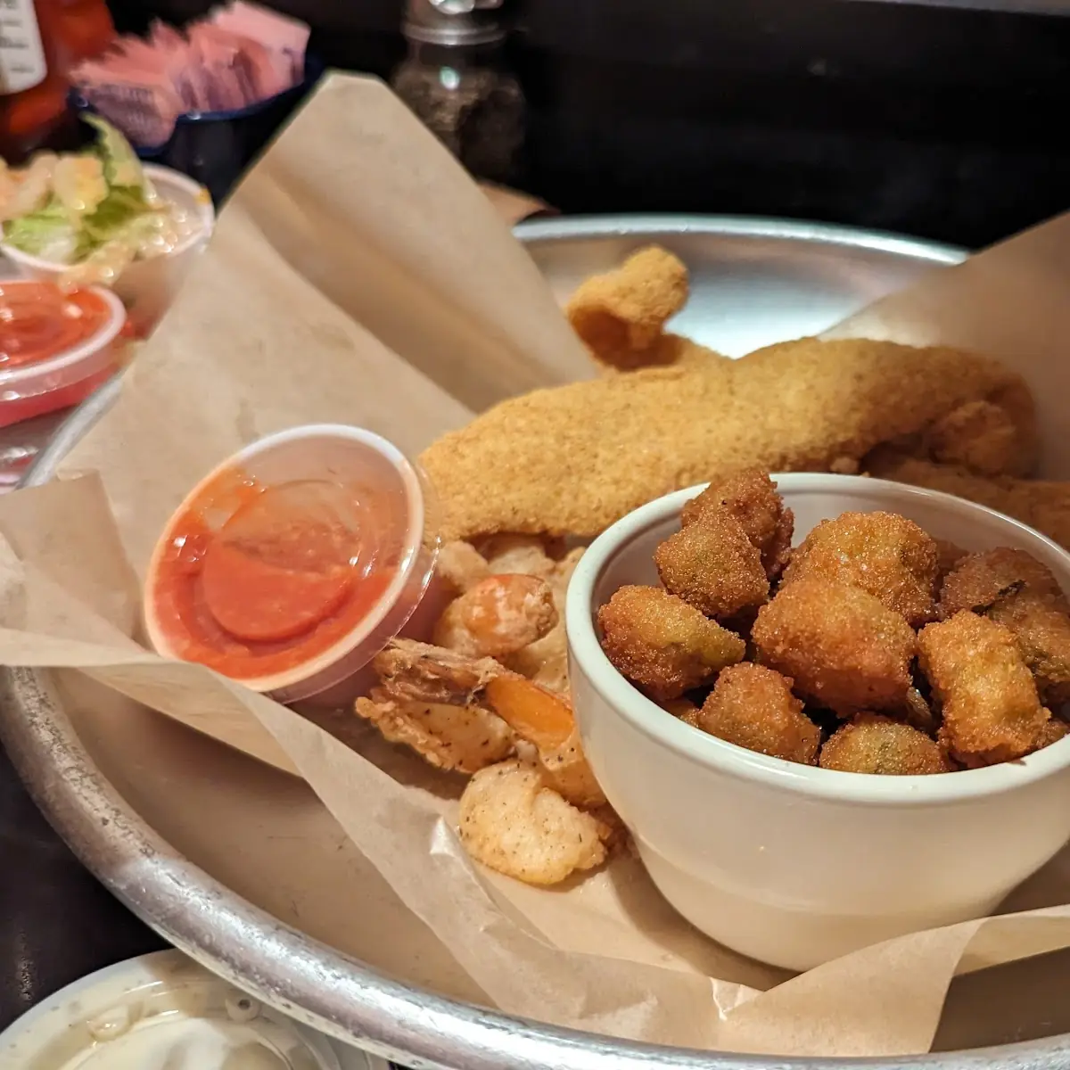 Catfish and Shrimp Basket