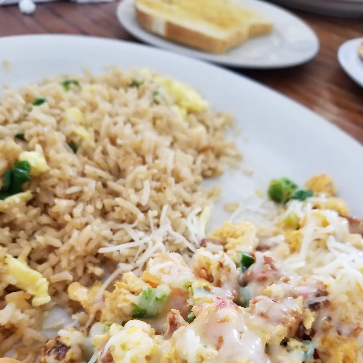 Chorizo Scramble and Fried Rice