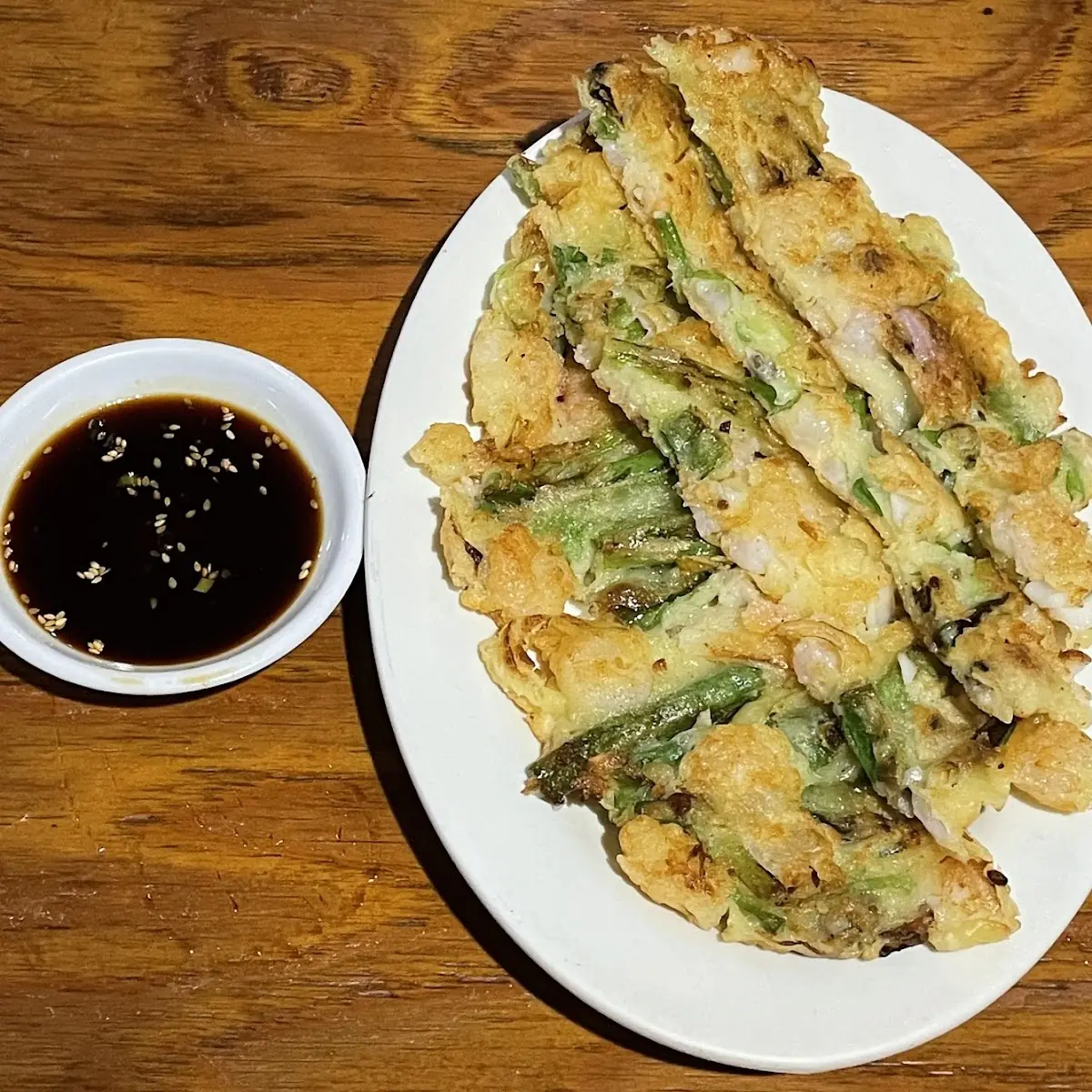 Seafood and Scallion Pancake