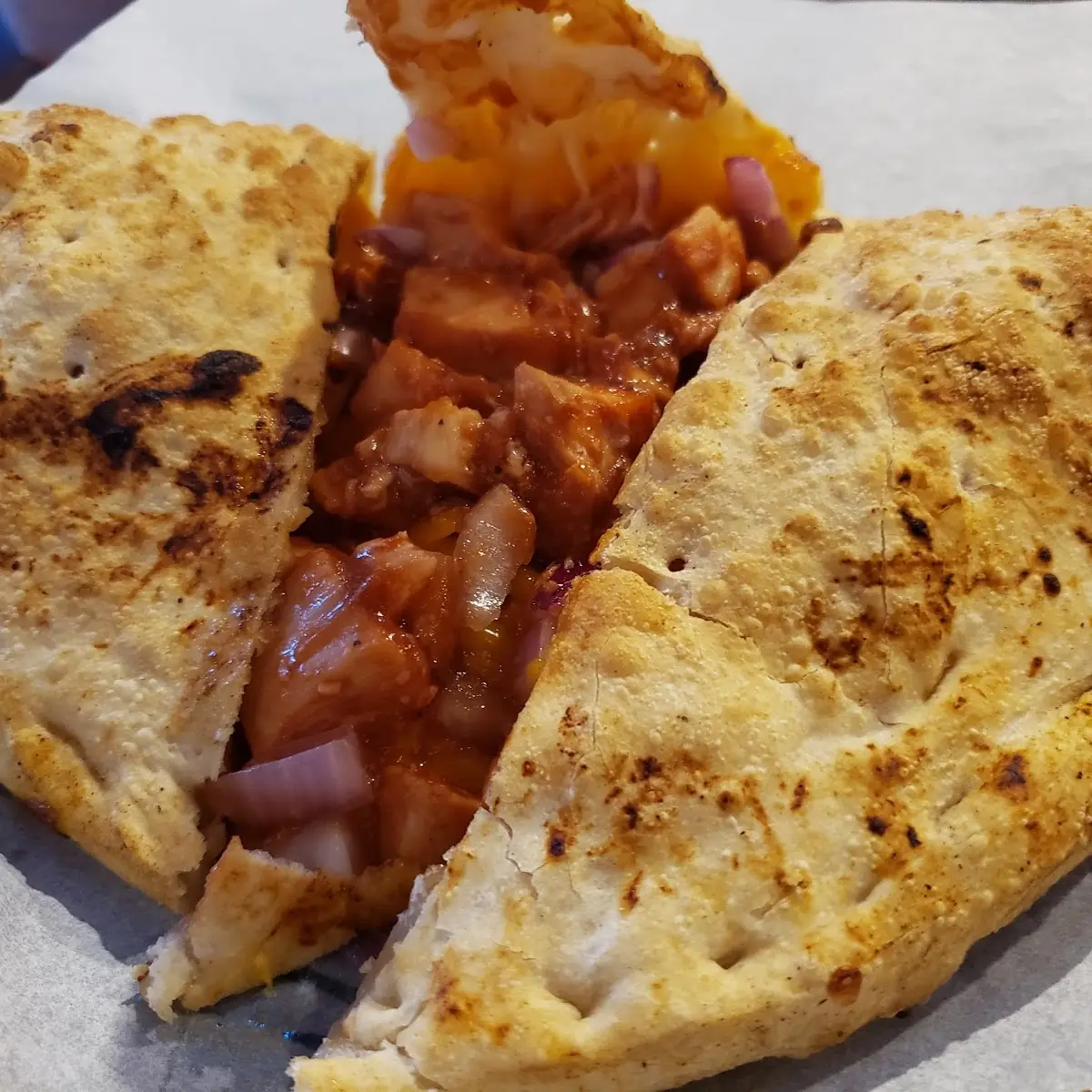 Luau Chicken Calzone
