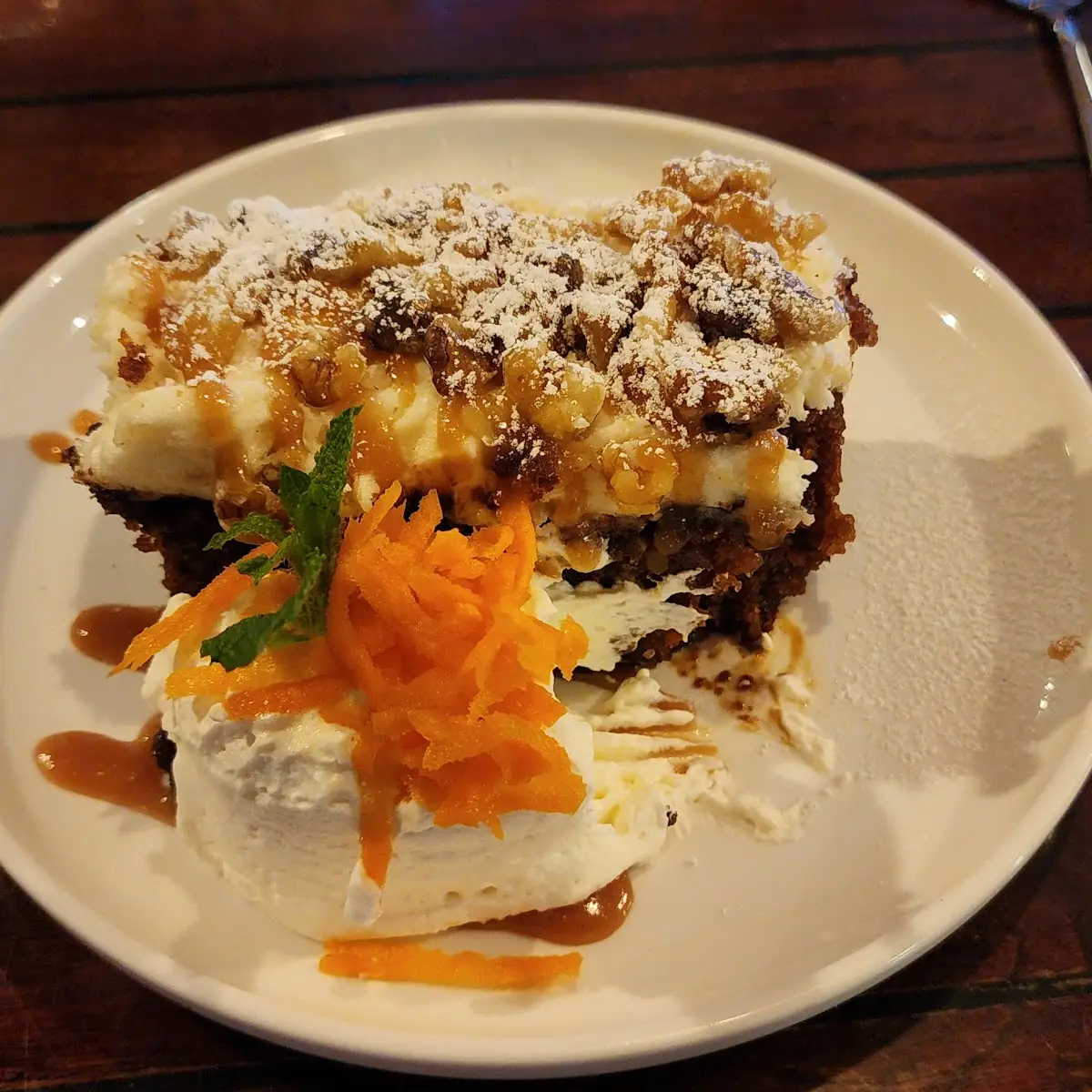 Carrot Cake Slice