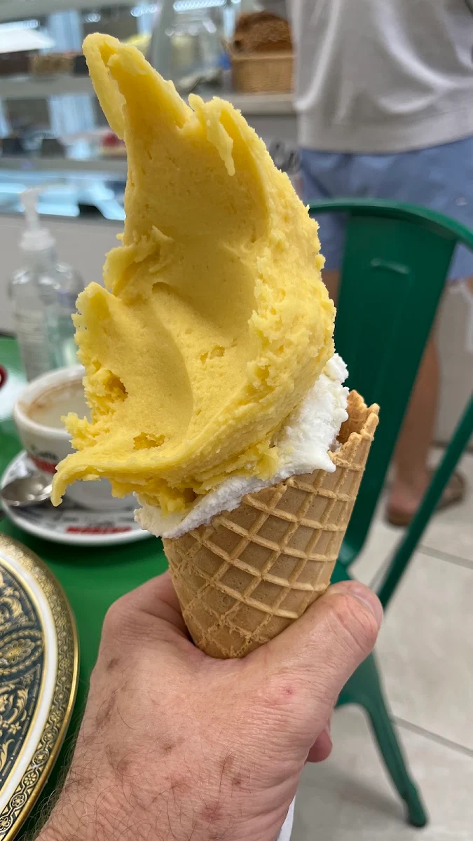 Passion Fruit and Lime Basil Gelato