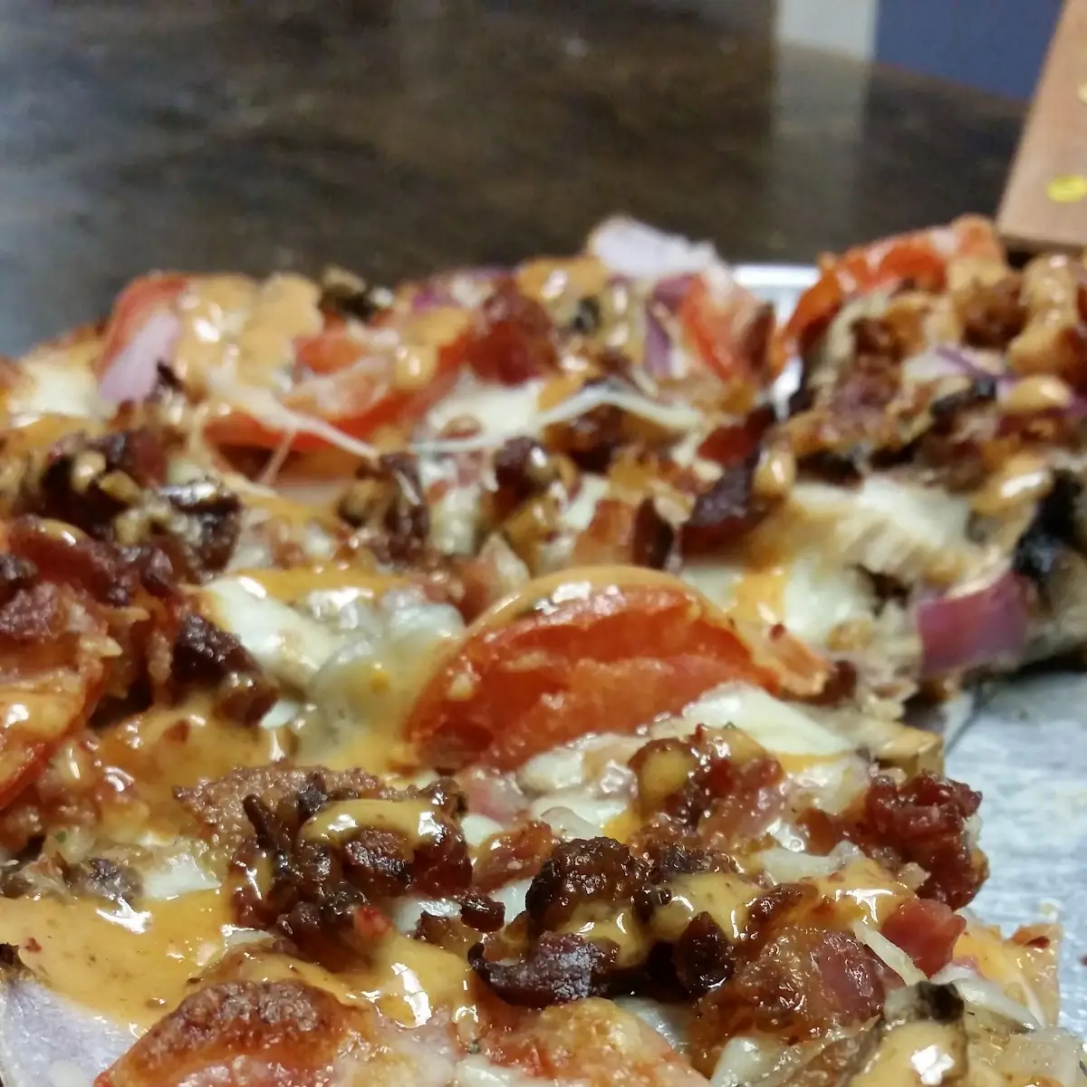 Bacon Cheeseburger Pizza