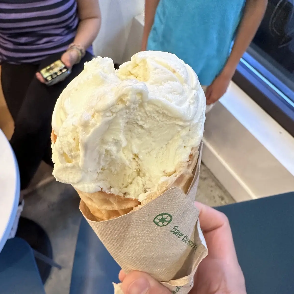 Freshly Made Waffle Cone