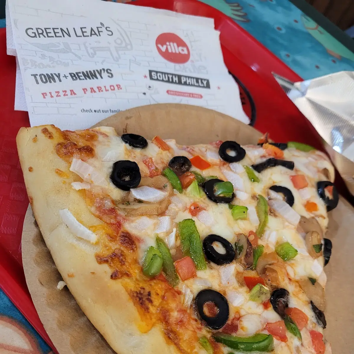 Vegetarian Pizza Slice