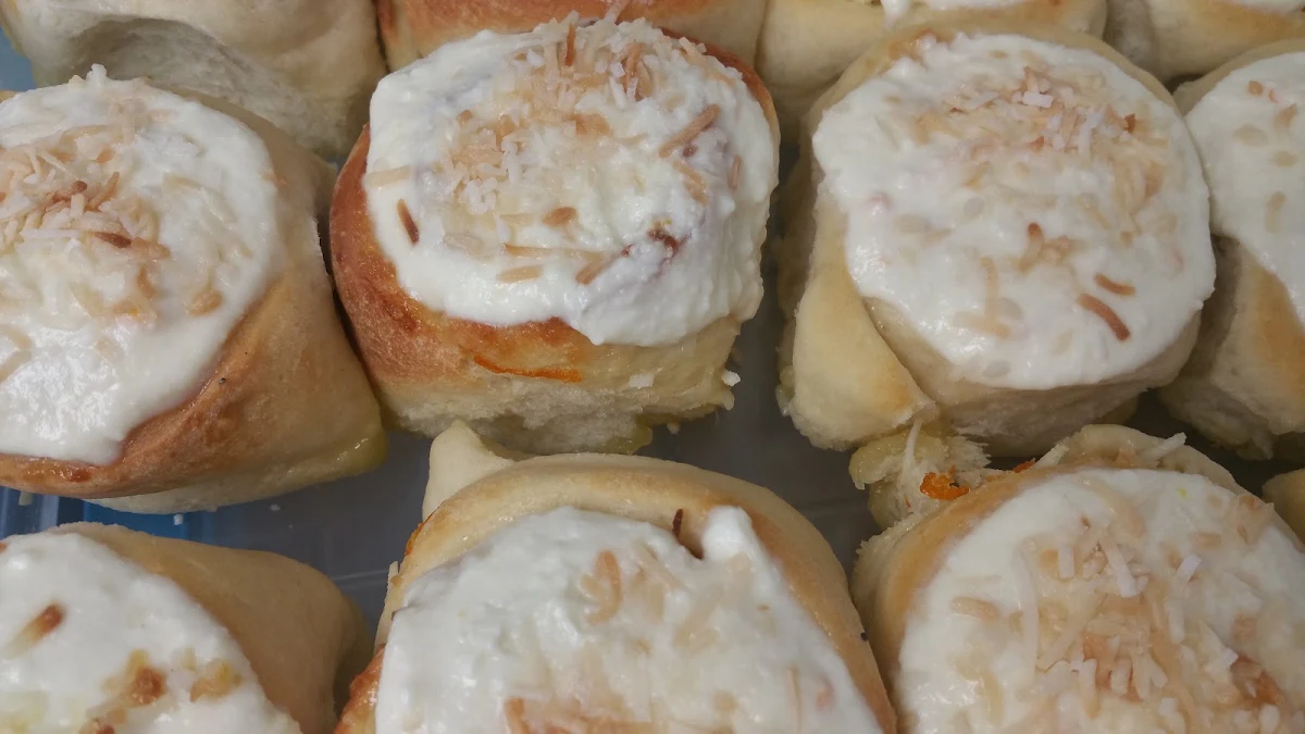 Coconut Orange Rolls, Jef's Café