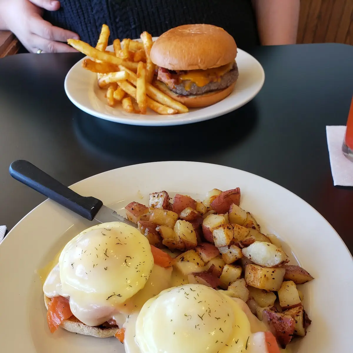 Smoked Salmon Eggs Benedict BBQ Bacon Cheeseburger