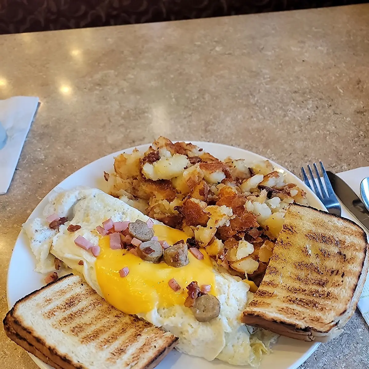 Meat Lovers Omelette with Egg White