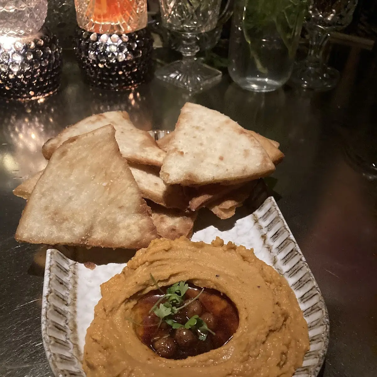 Hummus and Pita Bread