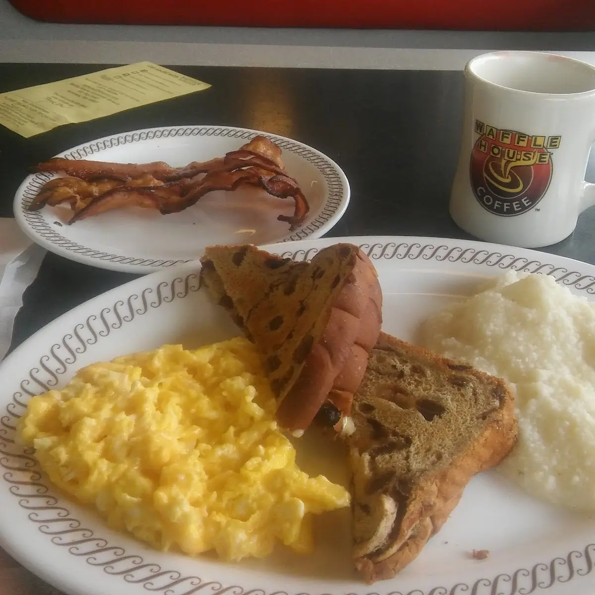 Cheese Eggs with Raisin Toast