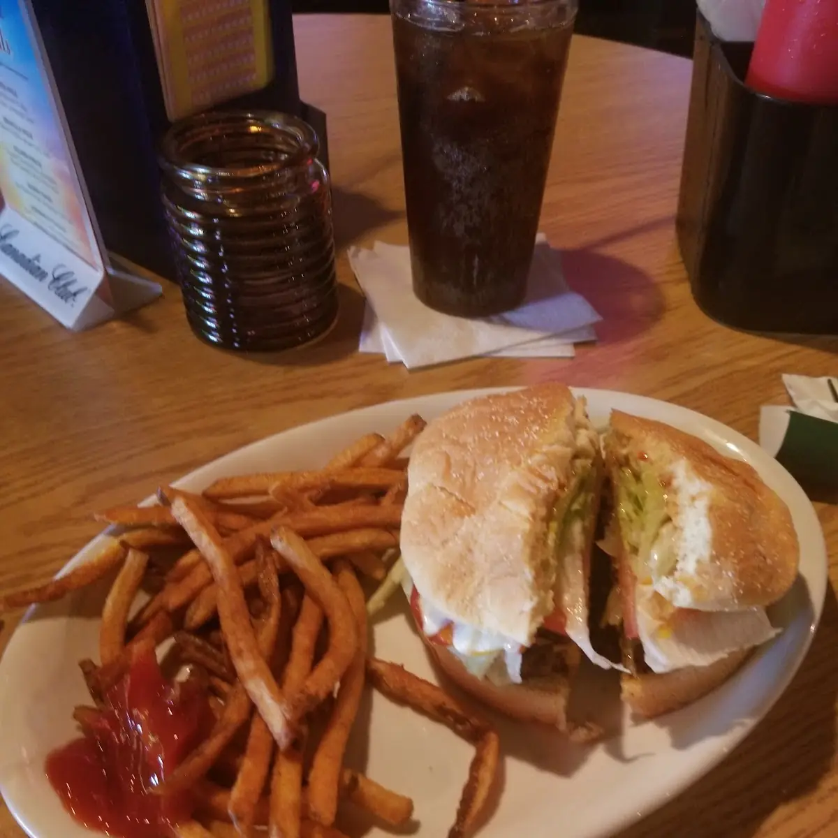 Bacon Cheeseburger w Fries