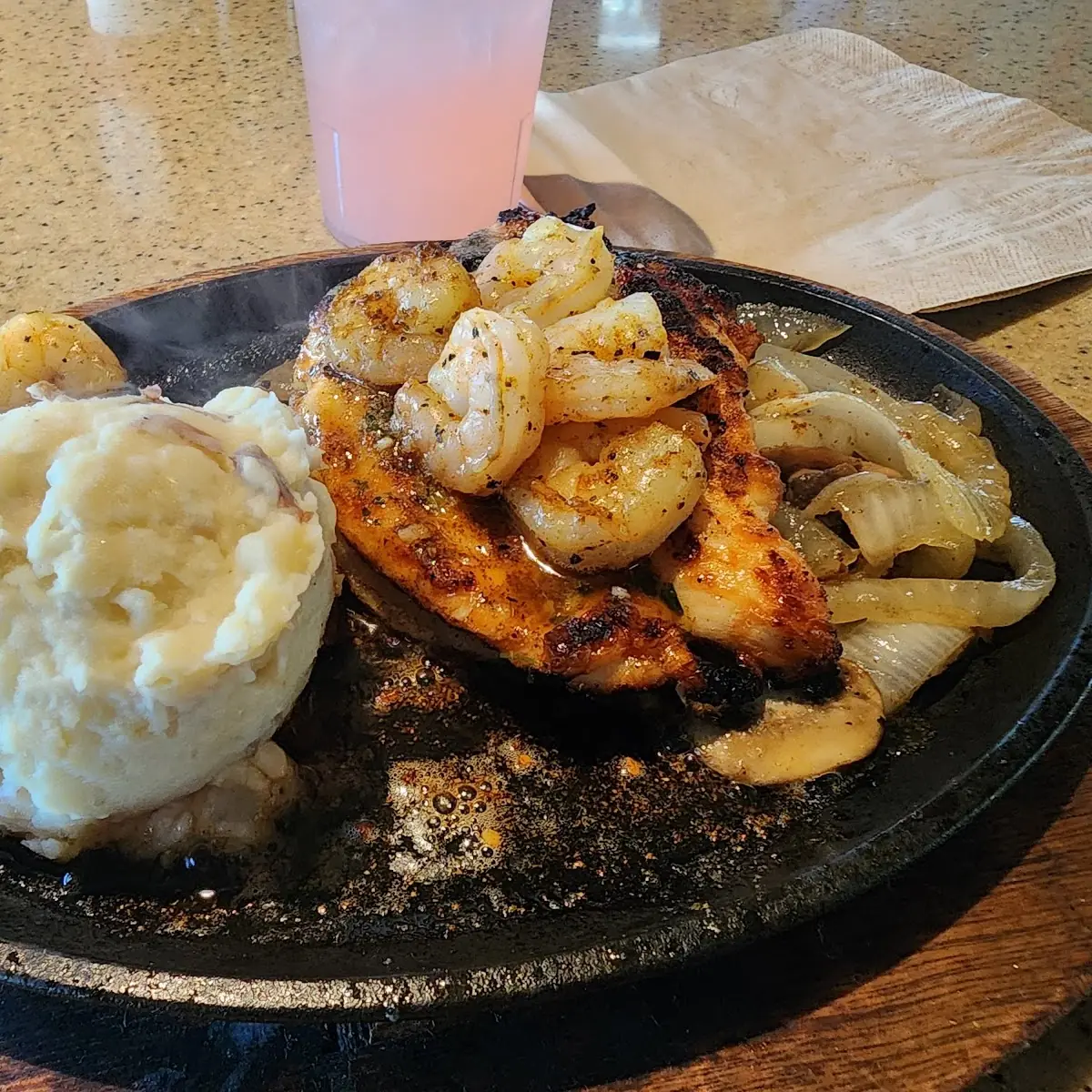 Shrimp 'N Parmesan Sirloin