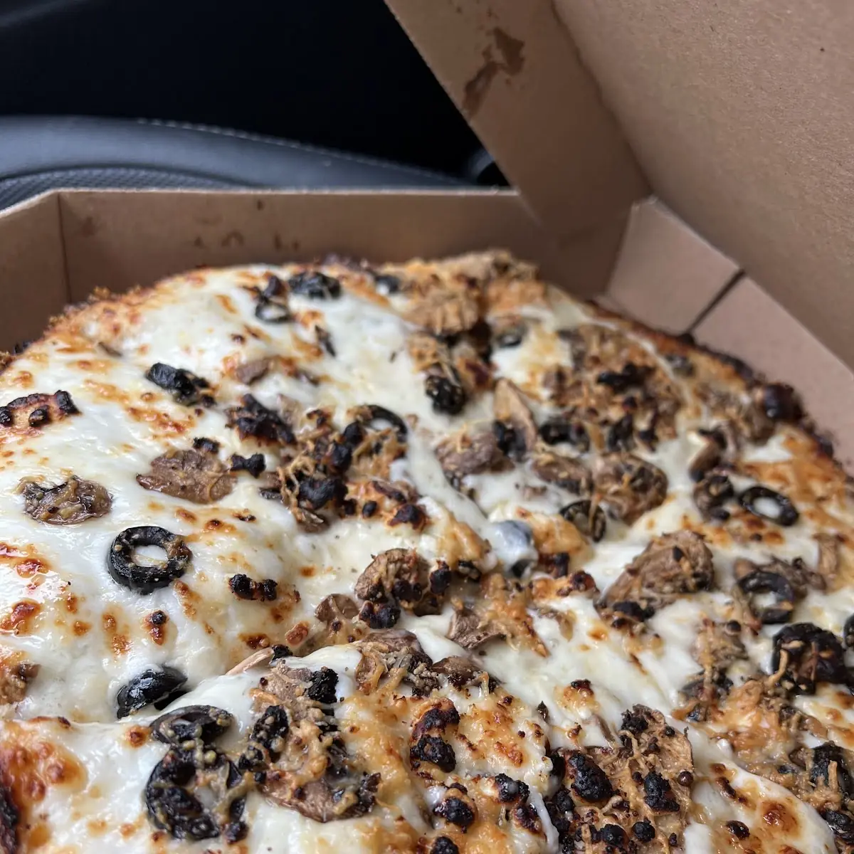 Mushroom & Sausage Pizza