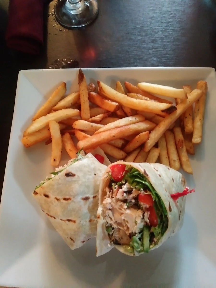 Basil Peppercorn Chicken Wrap