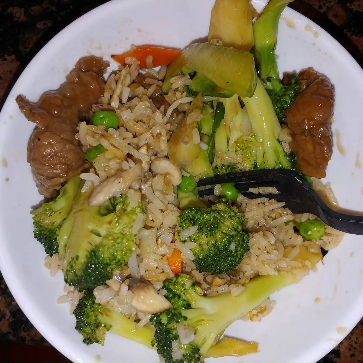 Broccoli Beef and Vegetable Fried Rice