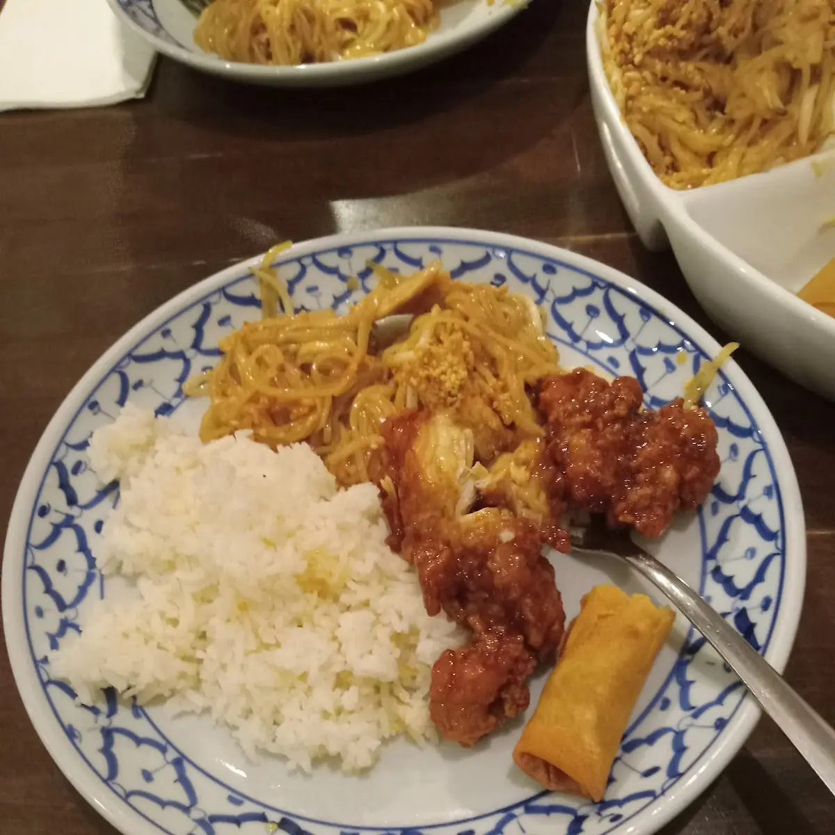 Sweet Sour Chicken Pad Thai, Nakhon Thai Restaurant