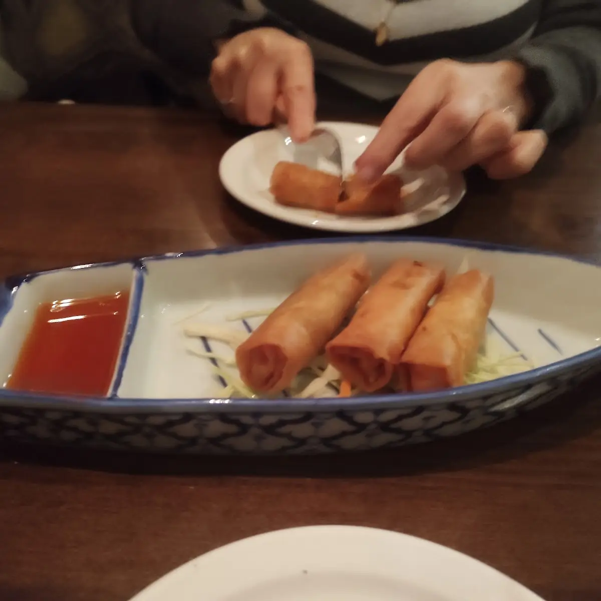 Vegetable Spring Rolls 6 Pieces, Nakhon Thai Restaurant