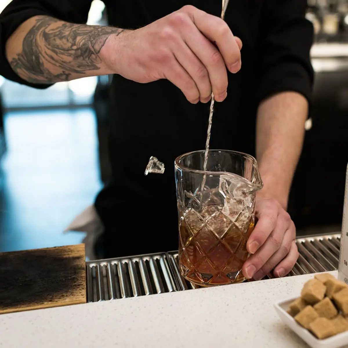 Smoked Rum Old Fashioned