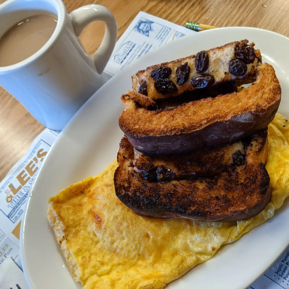 Eggs and Toast Cinnamon & Raisin