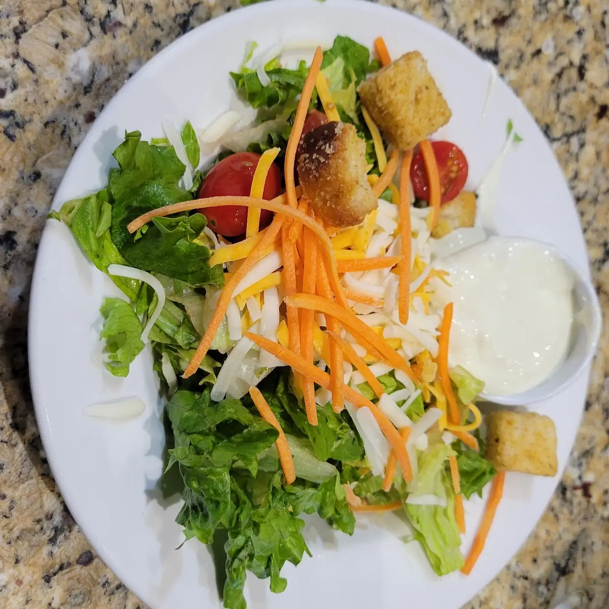 Crispy Chicken Tender Salad