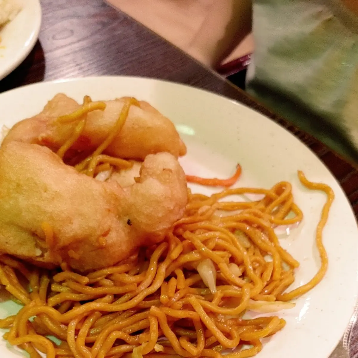 Low Mein with Sweet and Sour Chicken