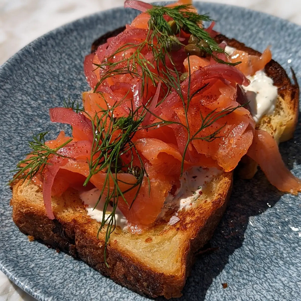 Smoked Salmon Toast