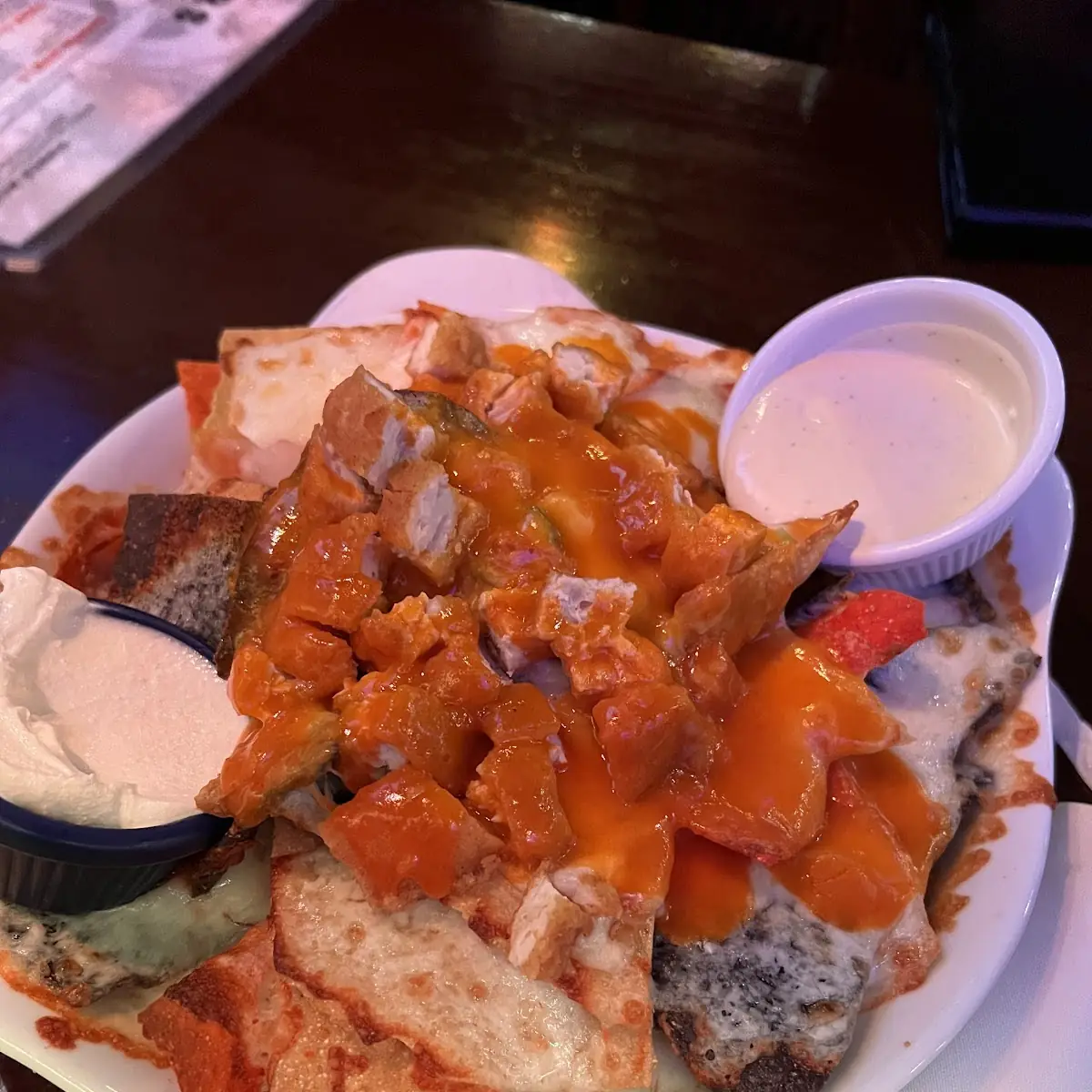 Buffalo Chicken Nachos