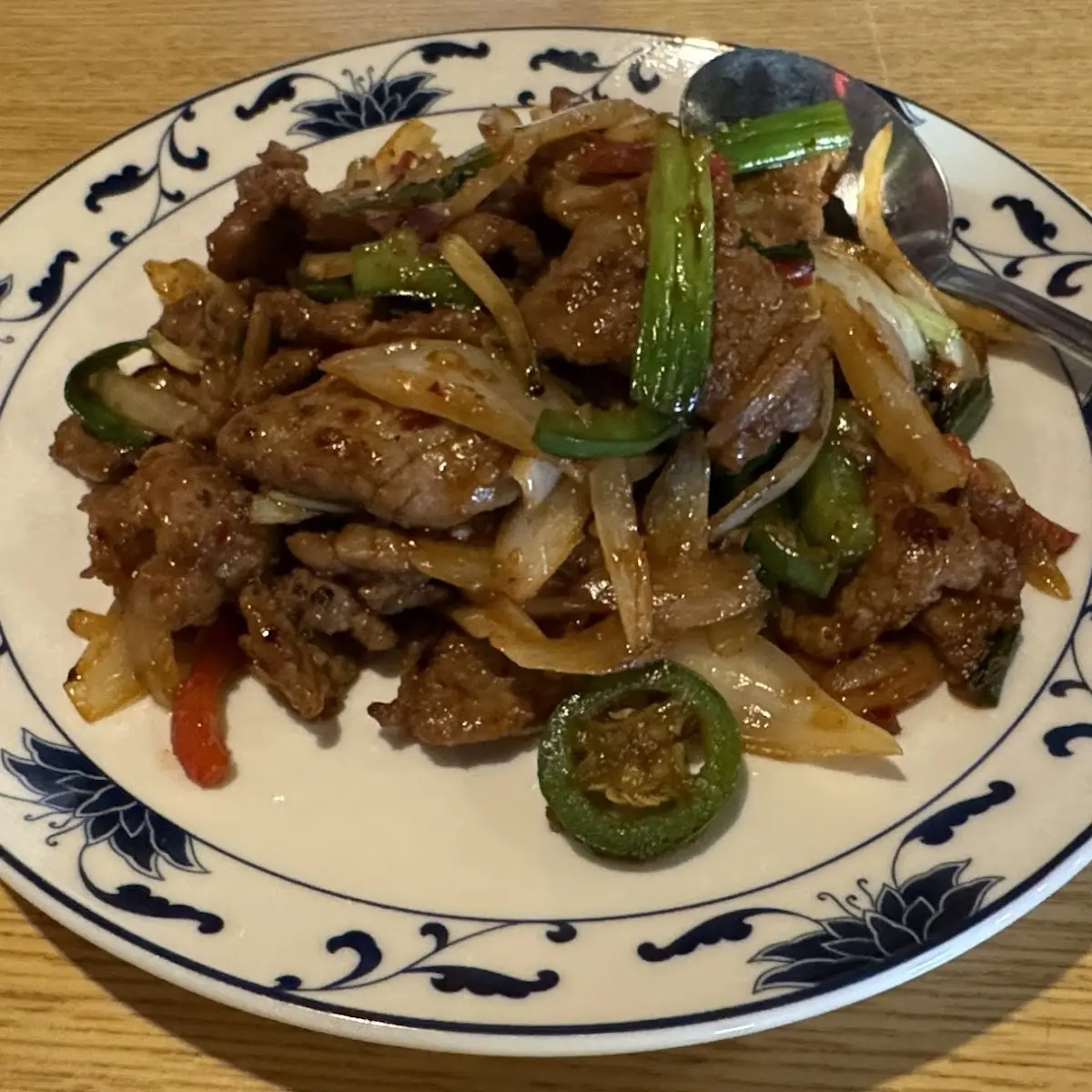 Mongolian Black Bean Beef Chow Fun