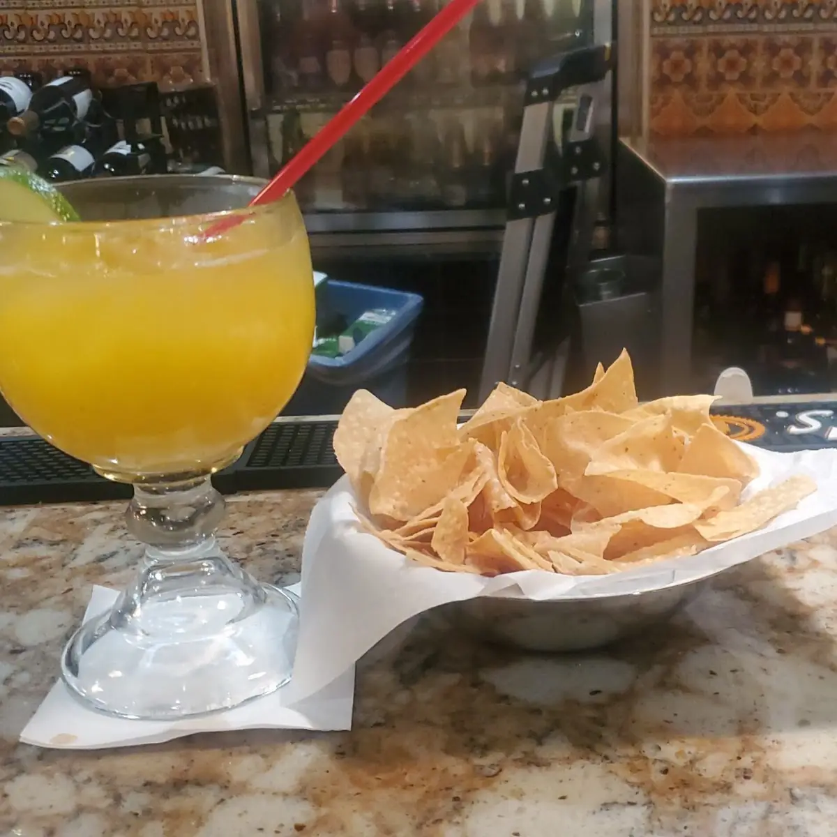 Mango Margarita Chips and Salsa