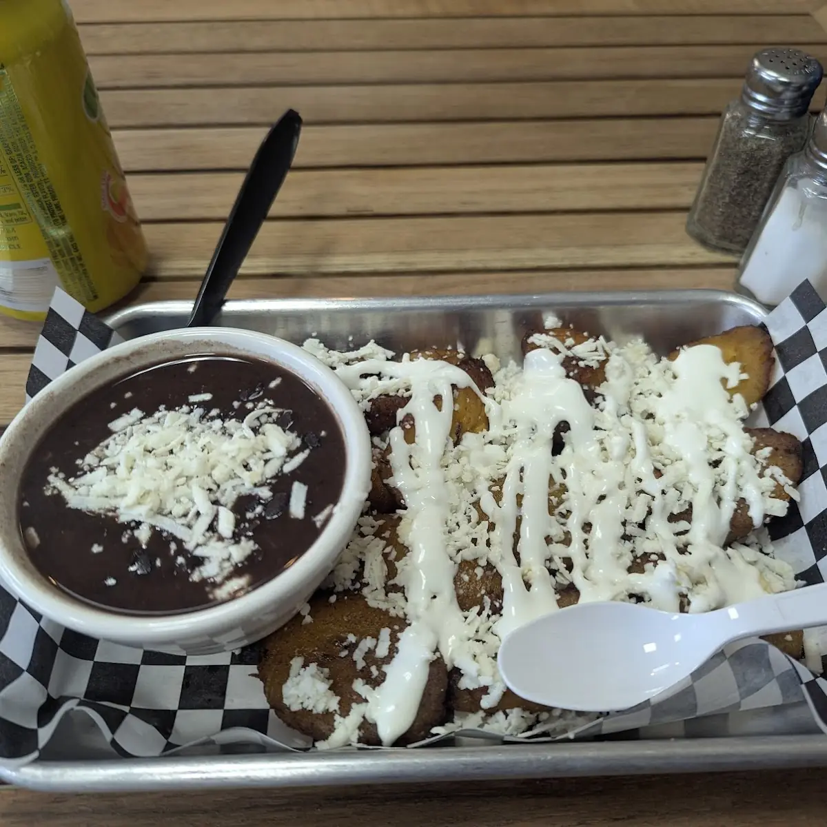 Plantain and Black Beans