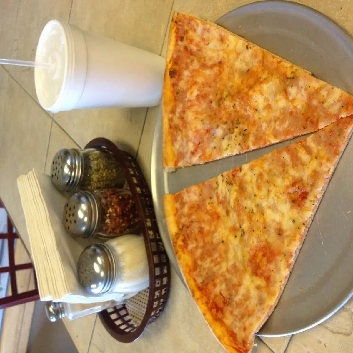 Round Cheese Pizza by the Slice