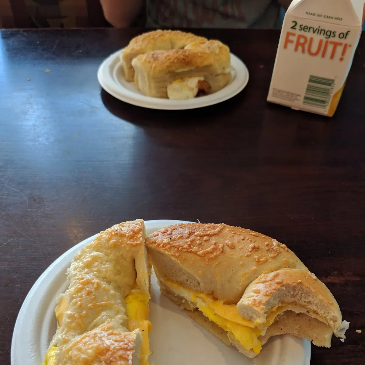 Egg and Cheese Bagel